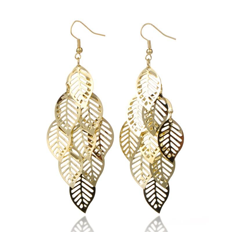 Boucles D'Oreilles Femme Dorées - Lot De 6 Paires - Style Bohème Et Élégant - Cadeau Pour Femme Ou Fille