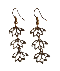 BOUCLES D'OREILLES NENUPHARS 