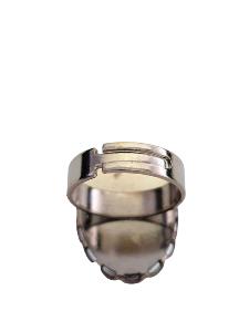 BAGUE FLEURS SECHEES ROSE ET BLEUE