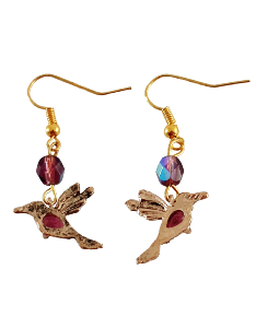 BOUCLES D'OREILLES OISEAU