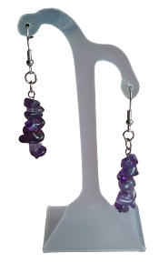 BOUCLES D'OREILLES AMETHYSTE