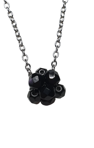 COLLIER CRISTAL NOIR