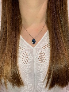 COLLIER DRUZY PAILLETTES