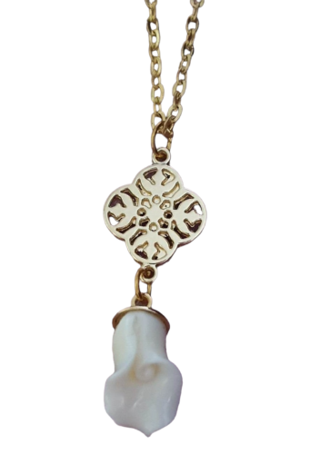 COLLIER CARREAU ET CALLA