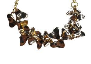 BRACELET FLEURS DOREES